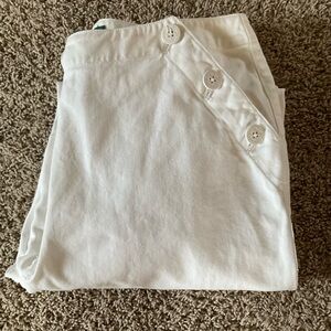 Ralph Lauren, Lauren Jeans Co., White, Cotton, One-Button Opening/Closure, Sz 14